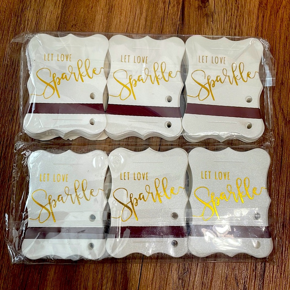Wedding Sparkler Tags